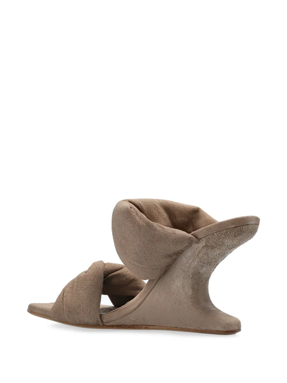 Rick Owens 105mm Cantilever mules Neutrals