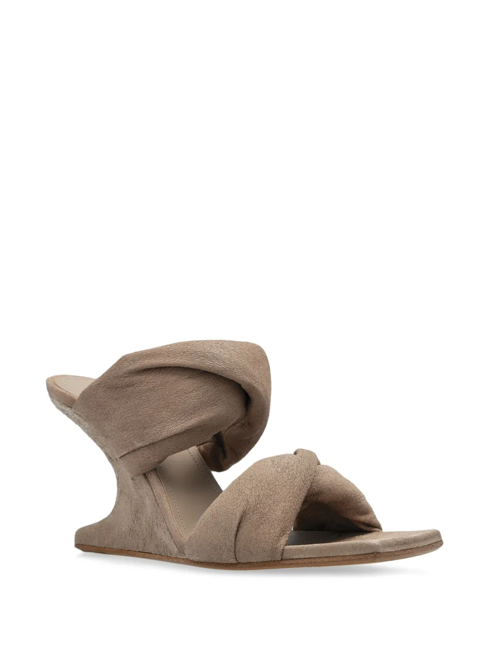 Rick Owens Sandalen met vierkante neus - Beige