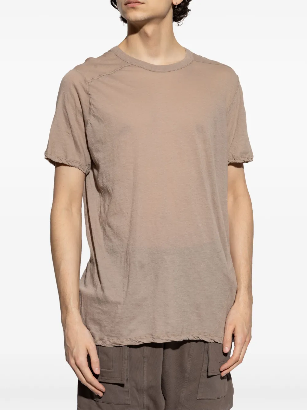 Rick Owens Katoenen T-shirt Beige