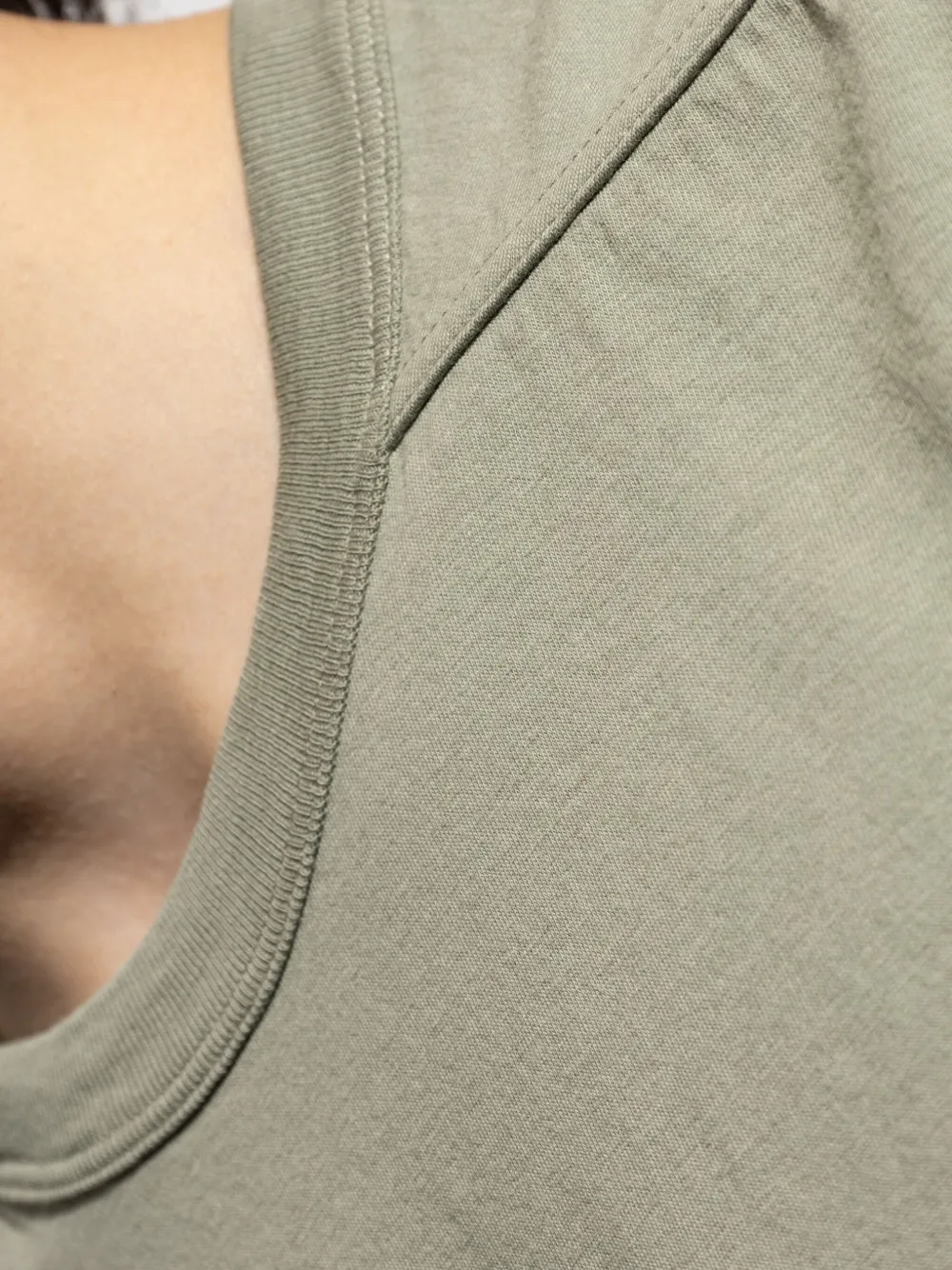 Rick Owens Katoenen T-shirt Groen