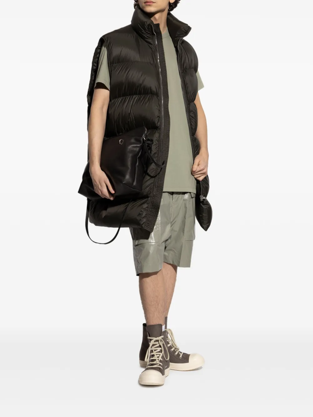 Rick Owens cotton t-shirt - Groen