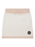 Philipp Plein jogging mini skirt - Neutrals