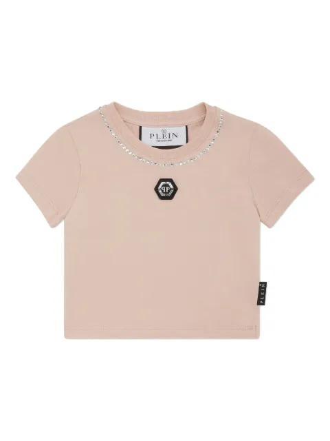 Philipp Plein logo-appliqué T-shirt