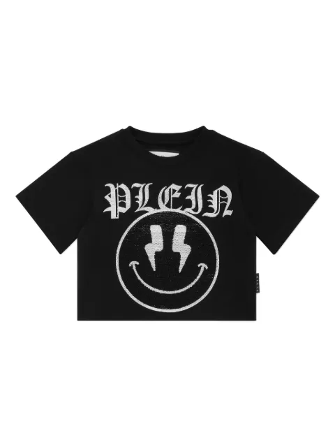 Philipp Plein Smile cropped T-shirt