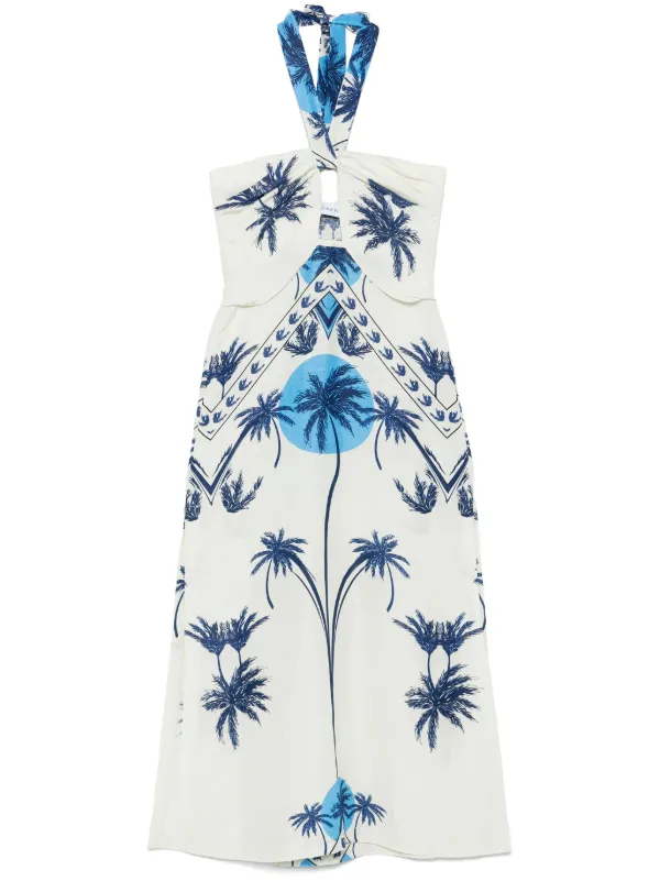 Raquel Diniz Ipanema Midi Dress | White | FARFETCH GE