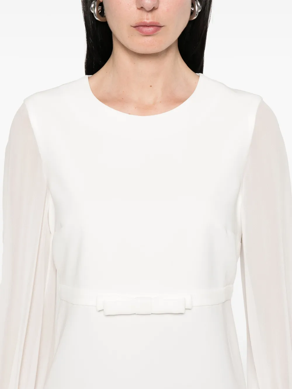 Max Mara Ritmo mini-jurk Wit