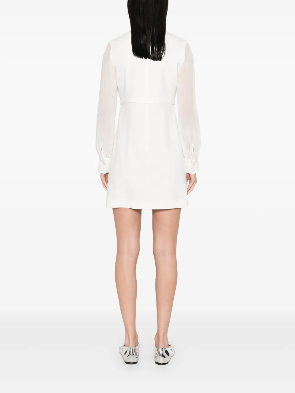Max Mara Ritmo mini-jurk Wit