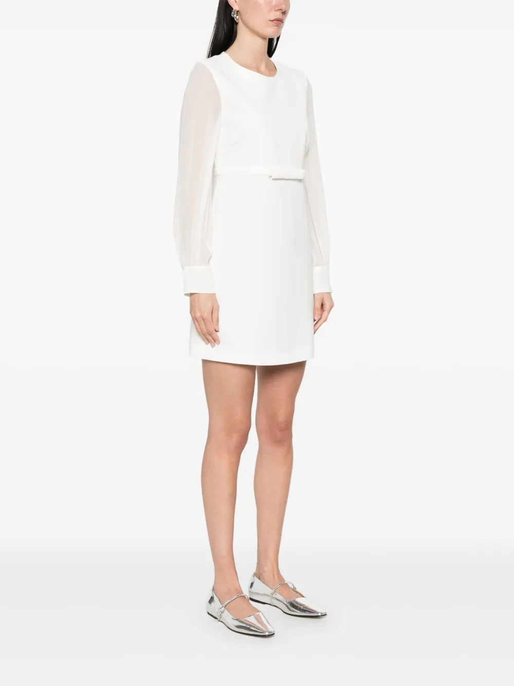 Max Mara Ritmo mini-jurk Wit