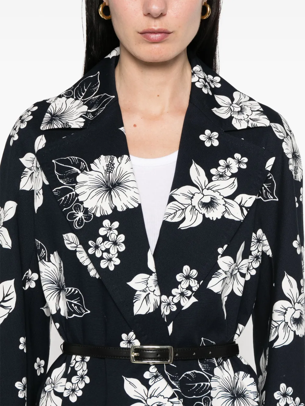 Max Mara Viterbo Coat In Blue