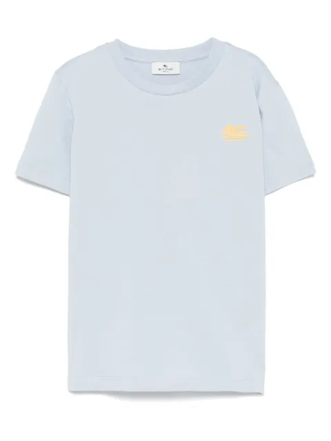 ETRO KIDS logo-embroidered T-shirt