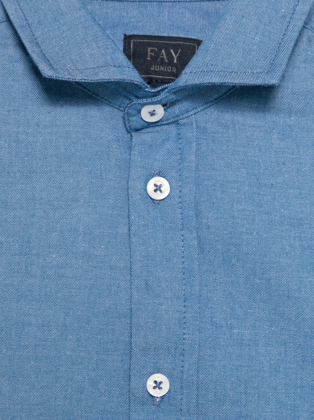 Fay Kids Katoenen shirt Blauw