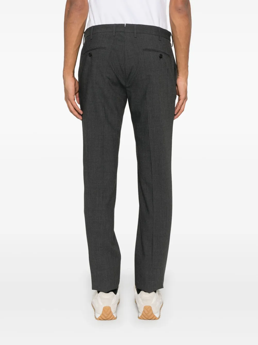 Incotex Broek met toelopende pijpen Grijs