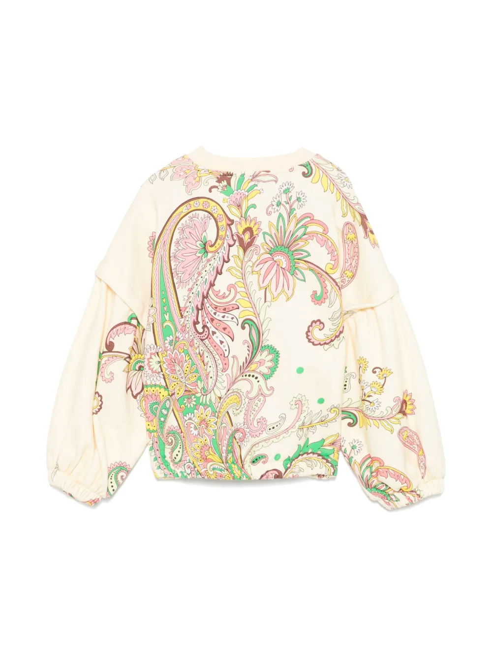 ETRO KIDS Sweater met paisley-print - Beige