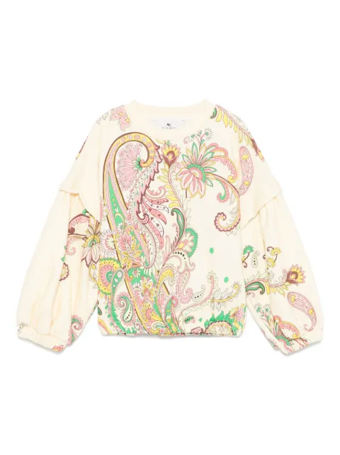 ETRO KIDS sweat à imprimé cachemire