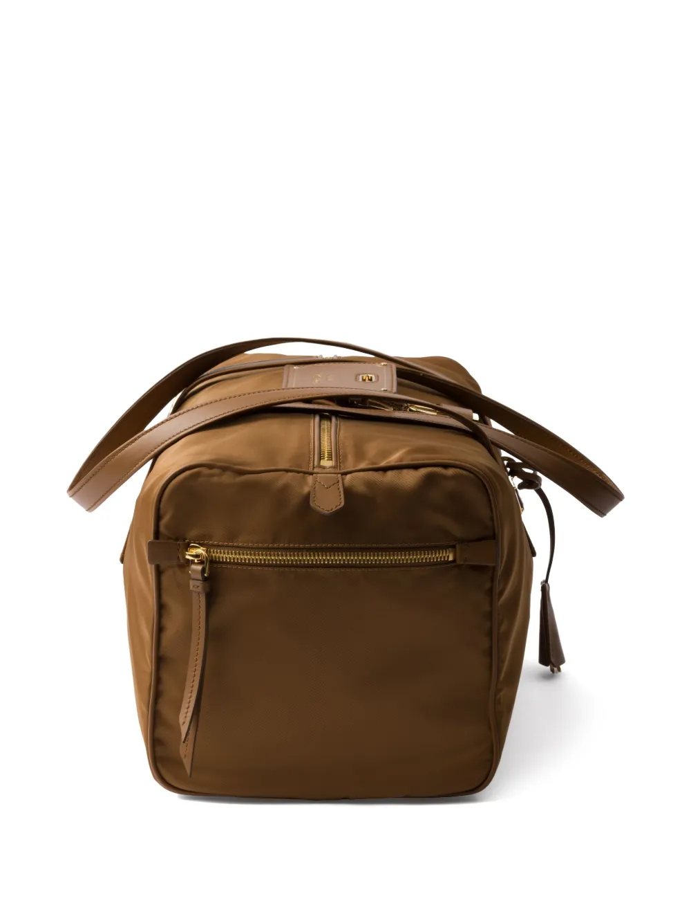 Prada Re-Nylon grote shopper Bruin