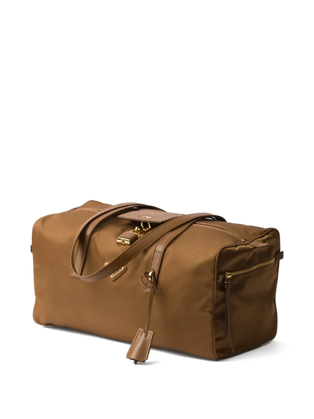 Prada Re-Nylon grote shopper Bruin