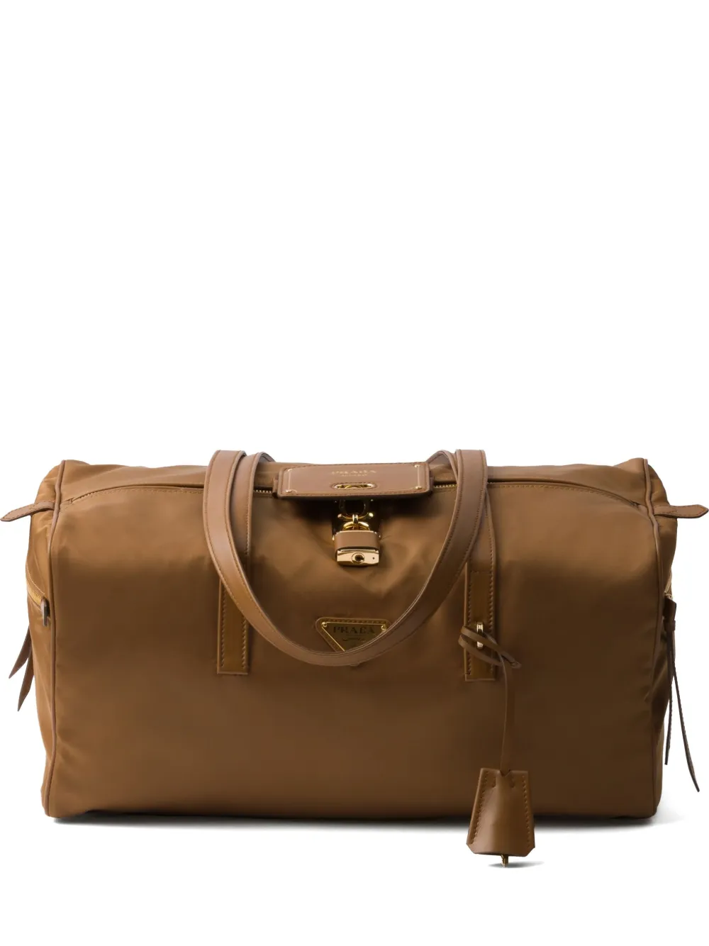 Prada Re-Nylon grote shopper Bruin