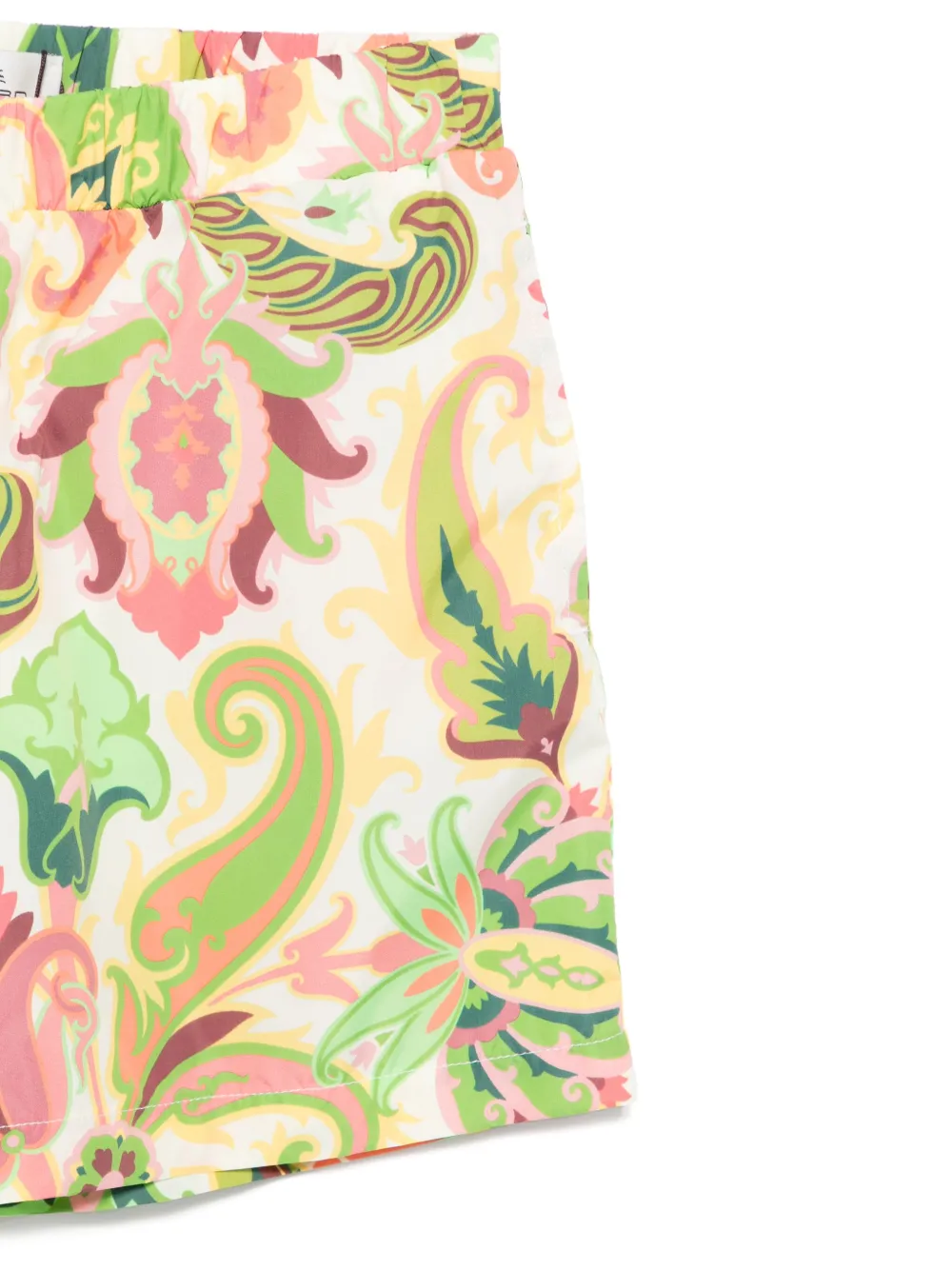 ETRO KIDS Zwembroek met paisley-print Beige