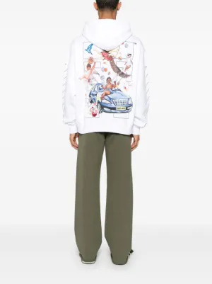 Y-3 パーカー IT7524 OWHITE GFX HOODIE Off White【Men's】 Y-3 Graphic Hoodie - Off White - IT7524 | OUTBACK Sylt