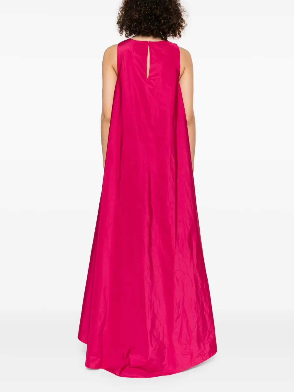 P.A.R.O.S.H. Maxi-jurk met ruches Roze