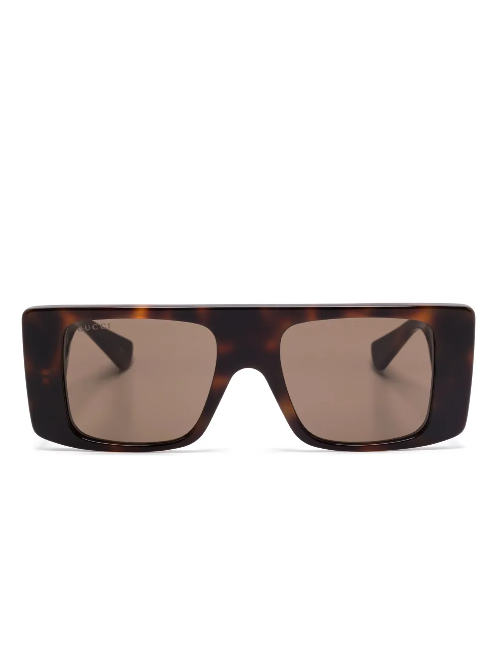 Gucci Eyewear lentes de sol con armazón rectangular | marrón | Image 1