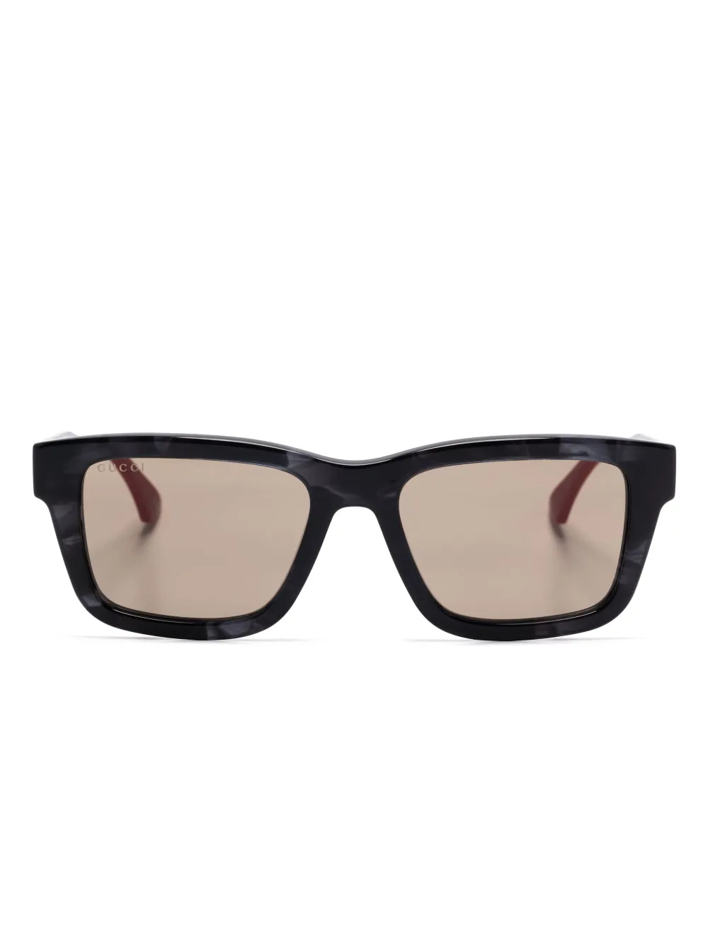 Gucci Eyewear Zonnebril met vierkant montuur Blauw