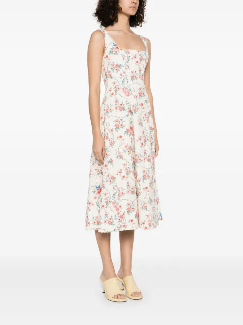 Agua By Agua Bendita Pistilo Mosqueta midi dress 18466 - 2