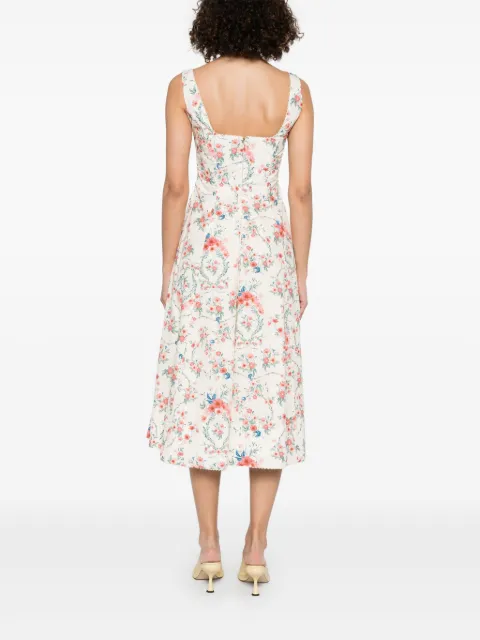 Agua By Agua Bendita Pistilo Mosqueta midi dress 18466 - 3