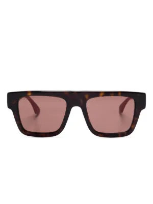 Gucci Eyewear スクエアフレーム サングラス | ブルー | FARFETCH JP