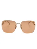 Gucci Eyewear square-frame sunglasses - Gold