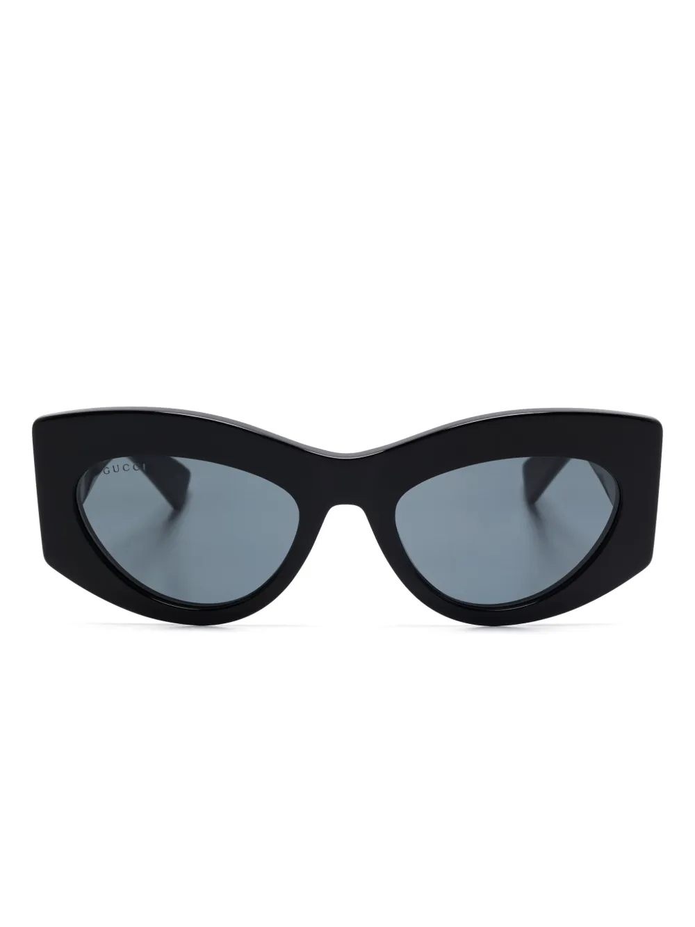 Gucci Eyewear Zonnebril met cat-eye montuur Zwart