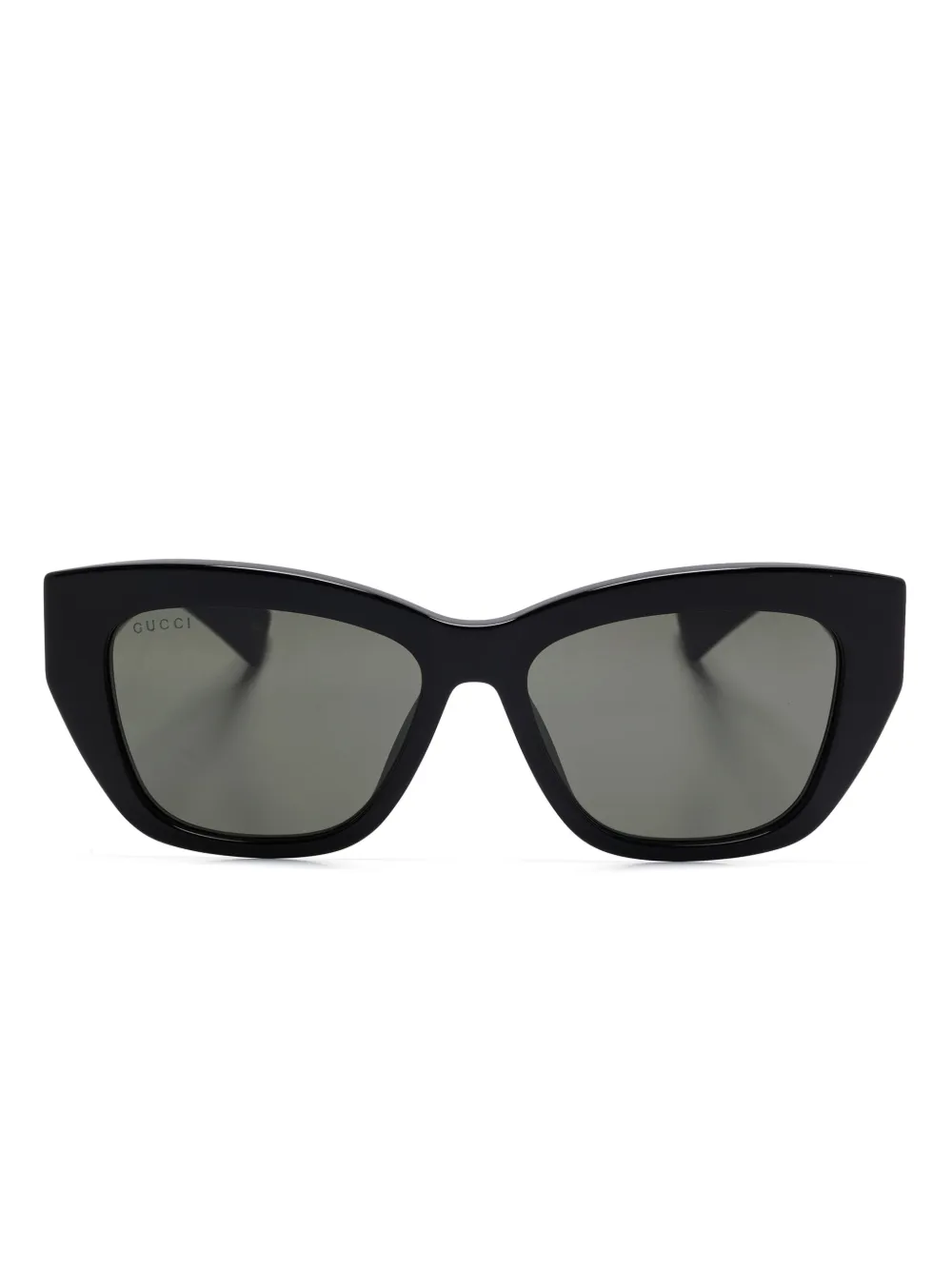 Gucci Eyewear Zonnebril met vierkant montuur Zwart