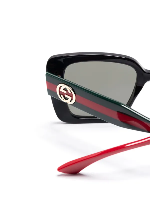 Gucci Eyewear GG1861S Sunglasses | Black | FARFETCH OM