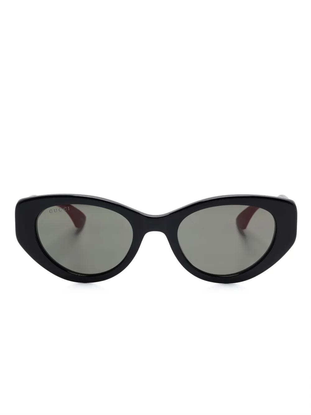 Gucci Eyewear Zonnebril met cat-eye montuur Zwart