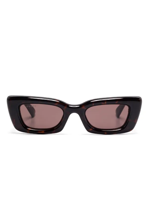 高級素材使用ブランド キャットアイ Eyewear Gucci サングラス JP FARFETCH | ブラウン | 小物