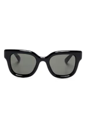 Gucci Eyewear オーバーサイズフレーム サングラス | ブラック