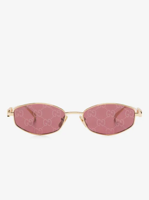 Gucci Eyewear lentes de sol con armazón geométrica