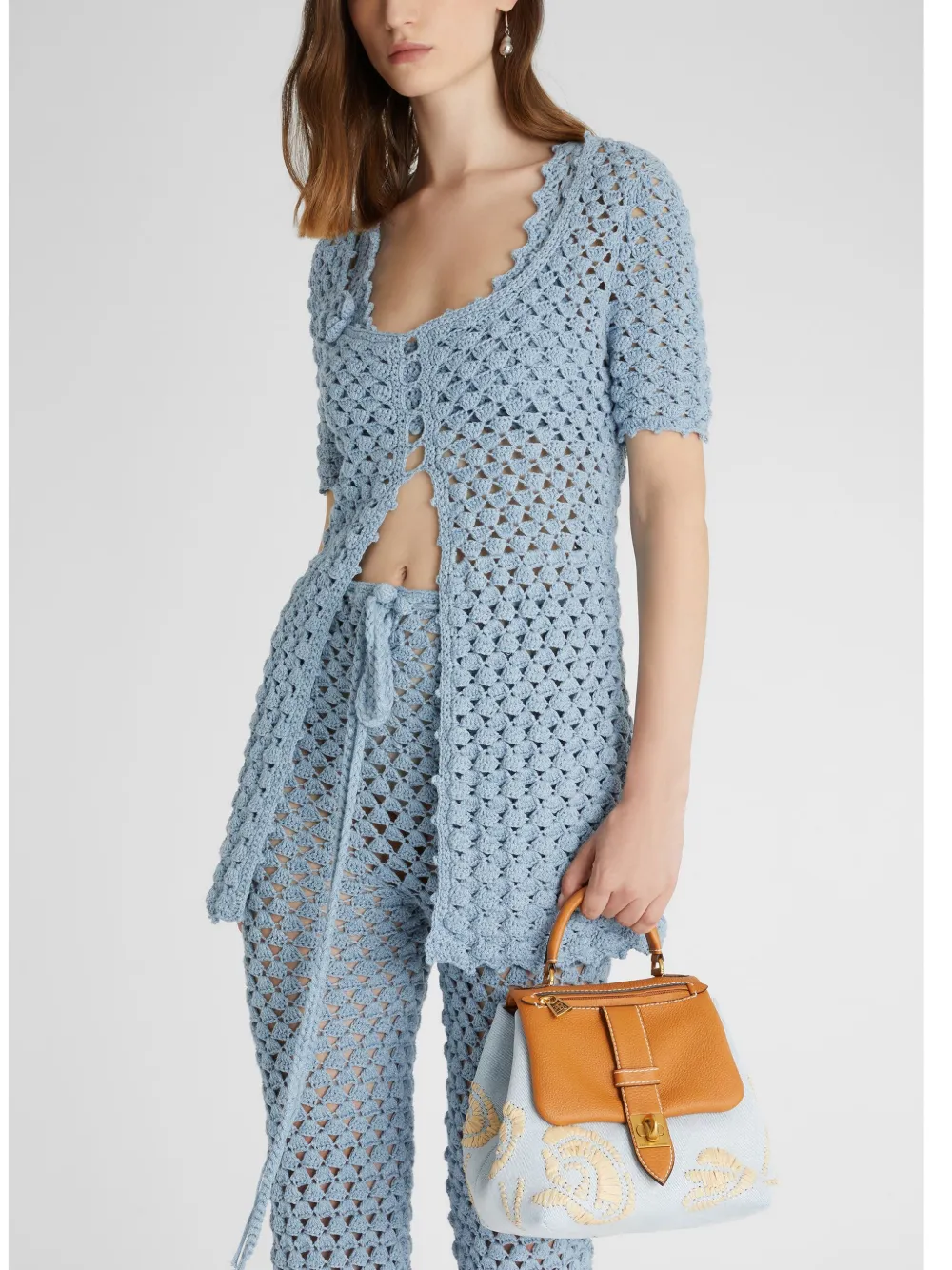 Ermanno Scervino Gehaakt vest Blauw