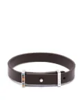Paul Smith Signature-buckle leather bracelet - Brown