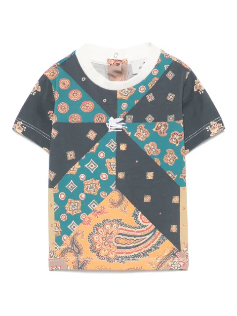 ETRO KIDS Camiseta com estampa paisley