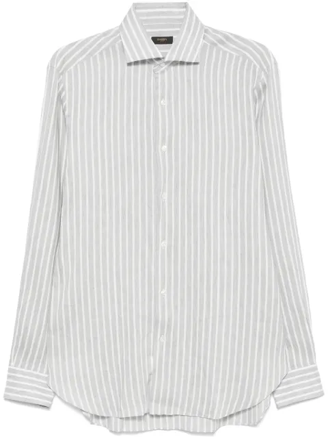 Barba camisa con rayas estampadas