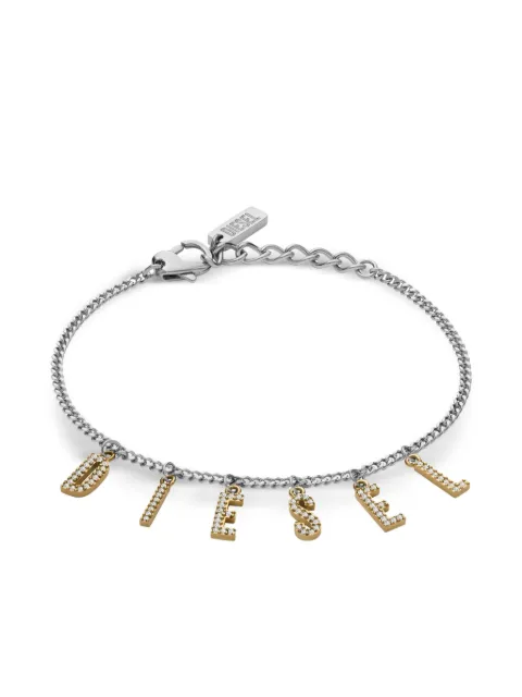 Diesel pulsera con dije del logo