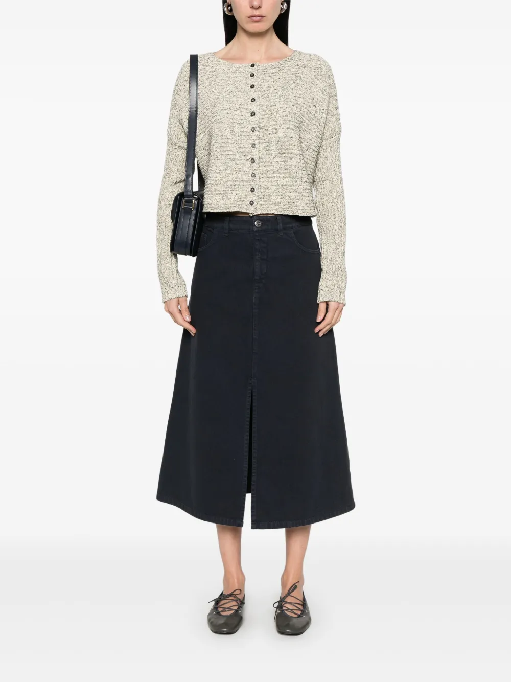 A.P.C. Georgia midi-rok - Blauw