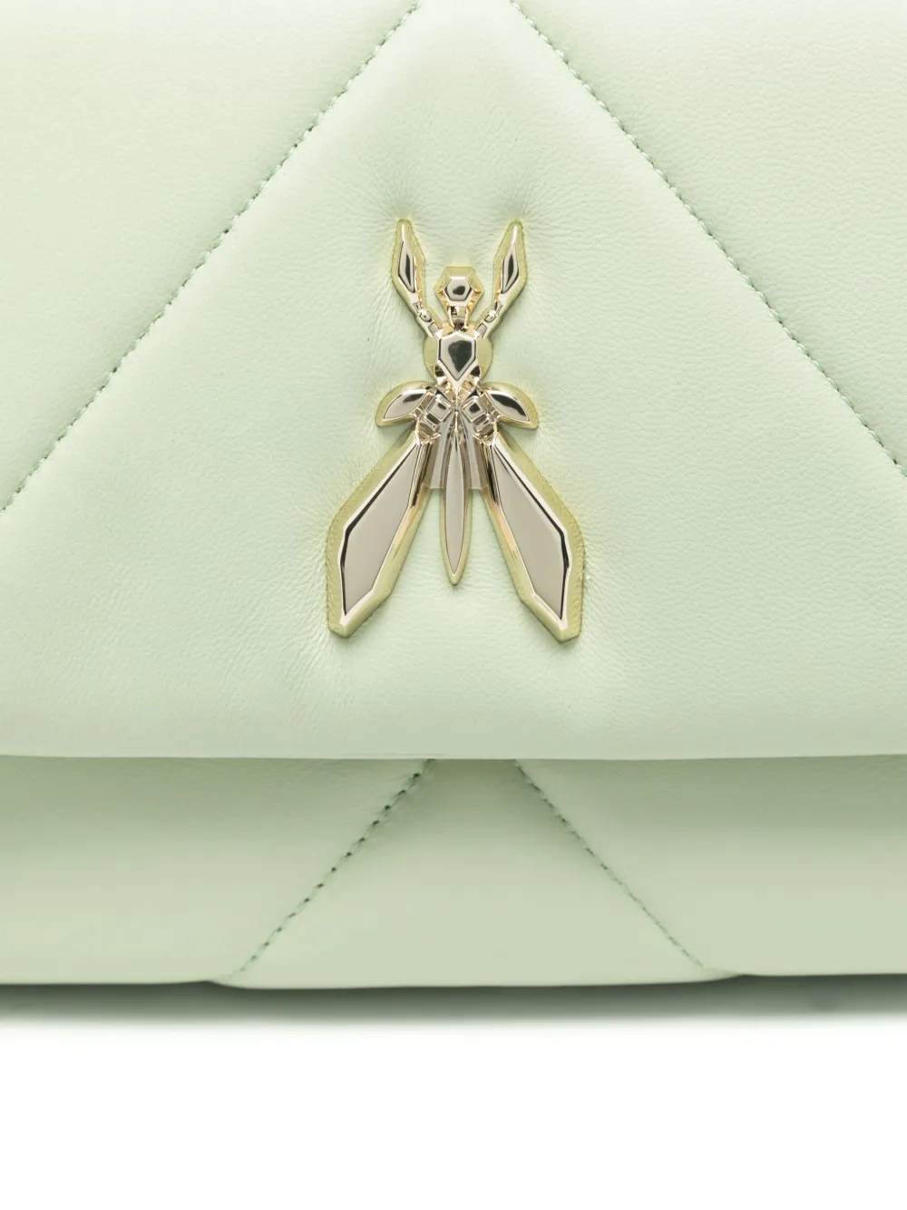 Patrizia Pepe Gewatteerde Fly crossbodytas Groen