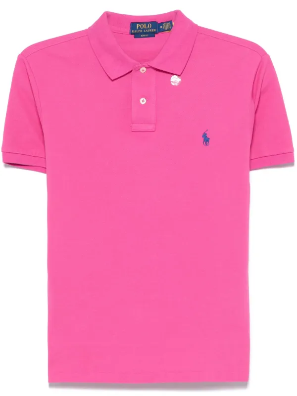 Polo Ralph Lauren Polo Pony-embroidered Polo Shirt Pink