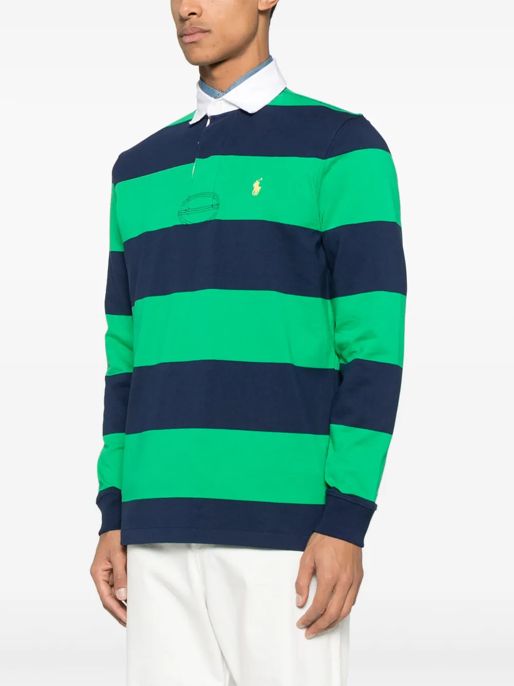 Polo Ralph Lauren Gestreept poloshirt Blauw