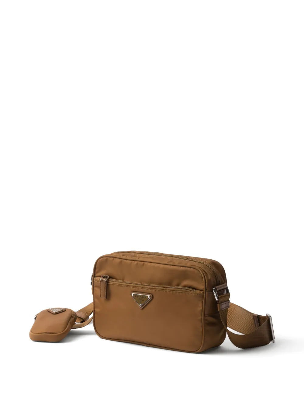 Prada Re-Nylon schoudertas Bruin