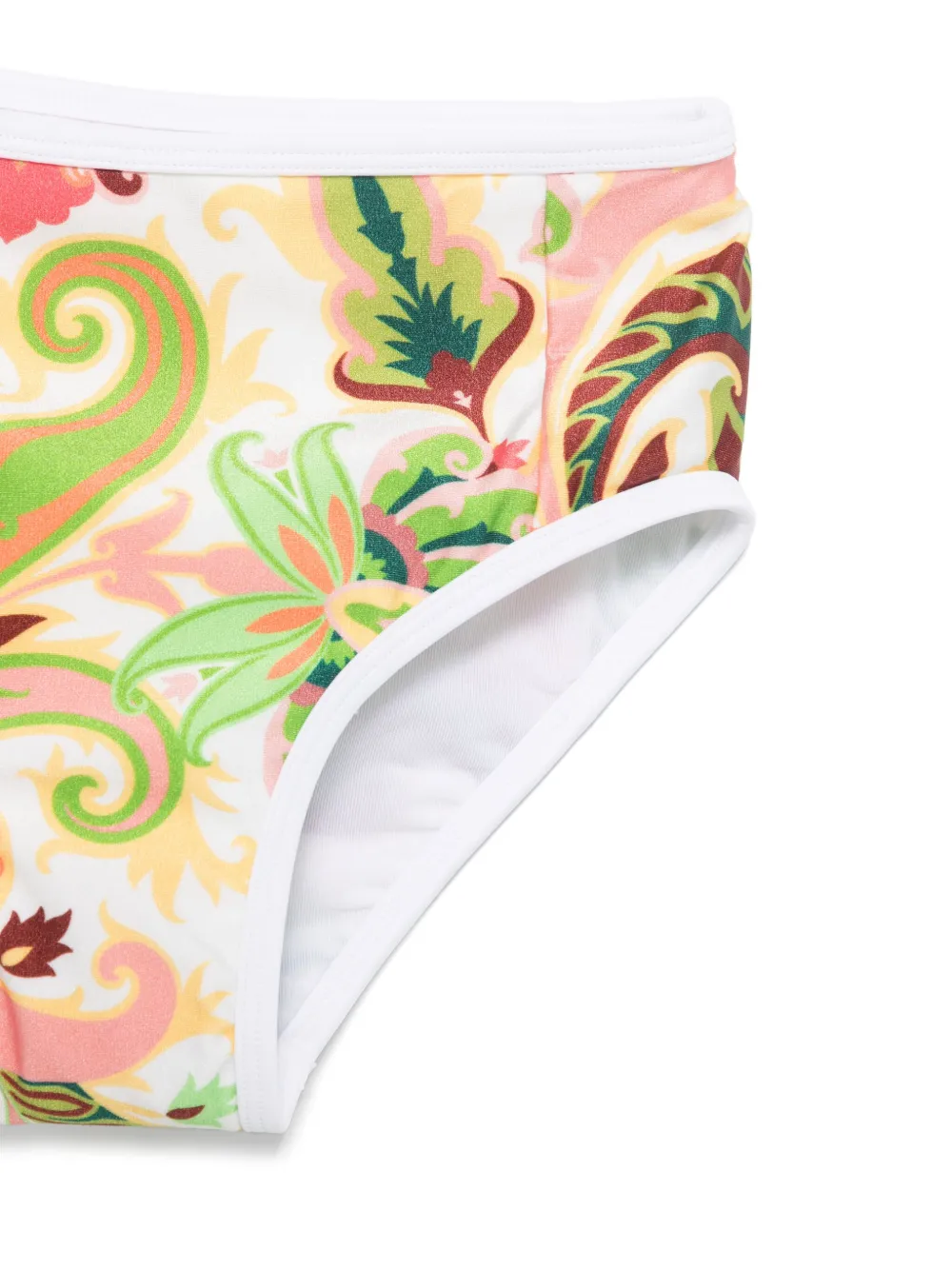 ETRO KIDS Bikini met paisley-print - Wit