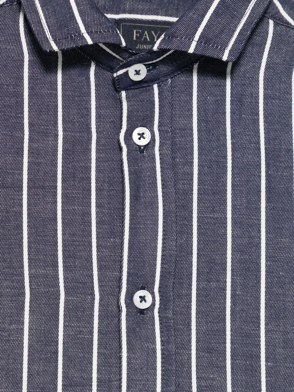 Fay Kids Gestreept shirt Blauw