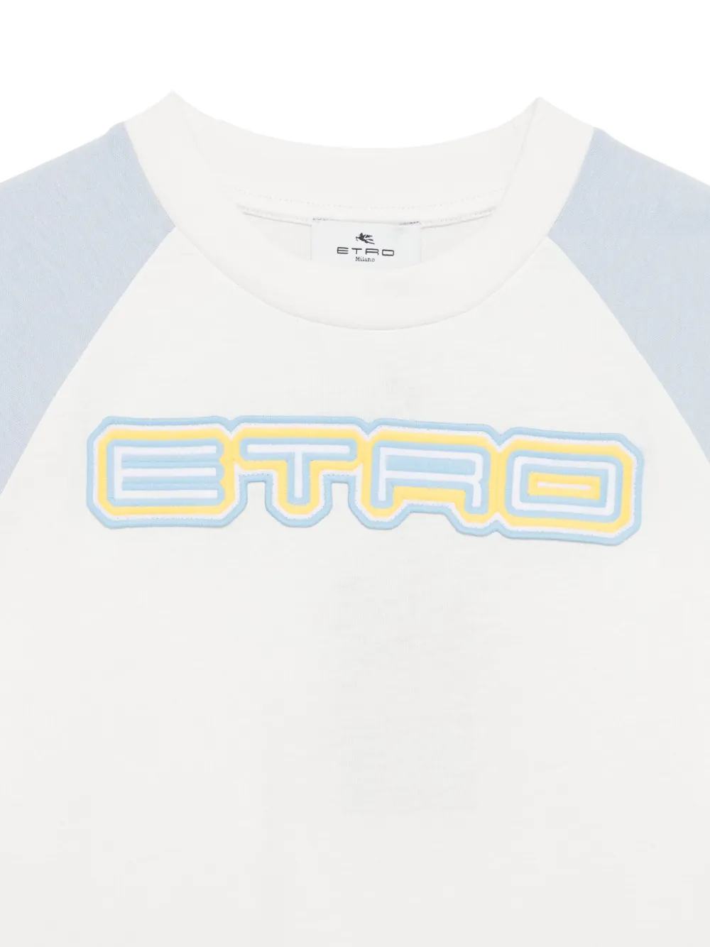 ETRO KIDS T-shirt met logopatch Wit